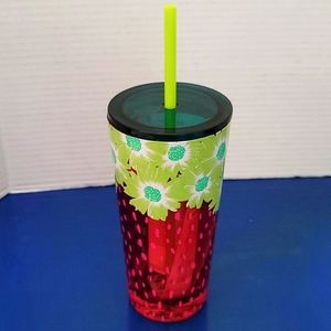 2022 Starbucks Summer Strawberry  Glass 18 oz Tumbler